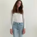 Jeans stylen im French Chic