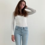 High Waist Jeans stylen im French Chic