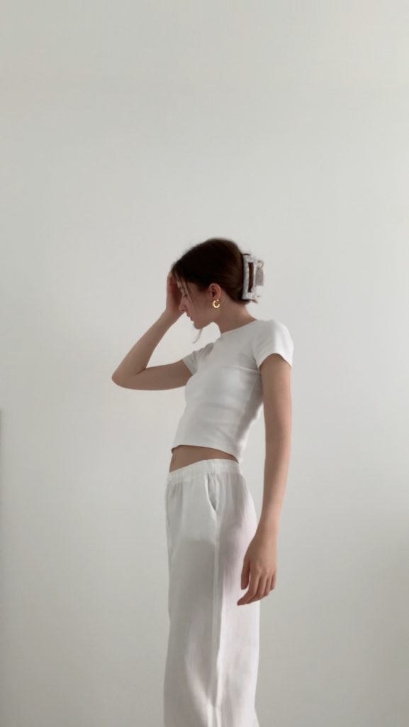 Leinenhose stylen im French Chic