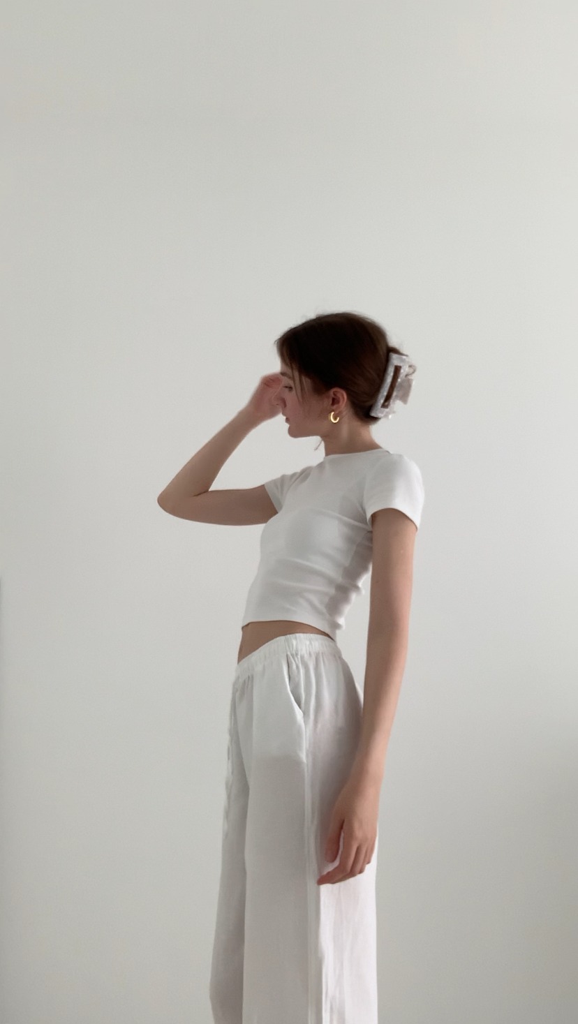 Leinenhose stylen im French Chic