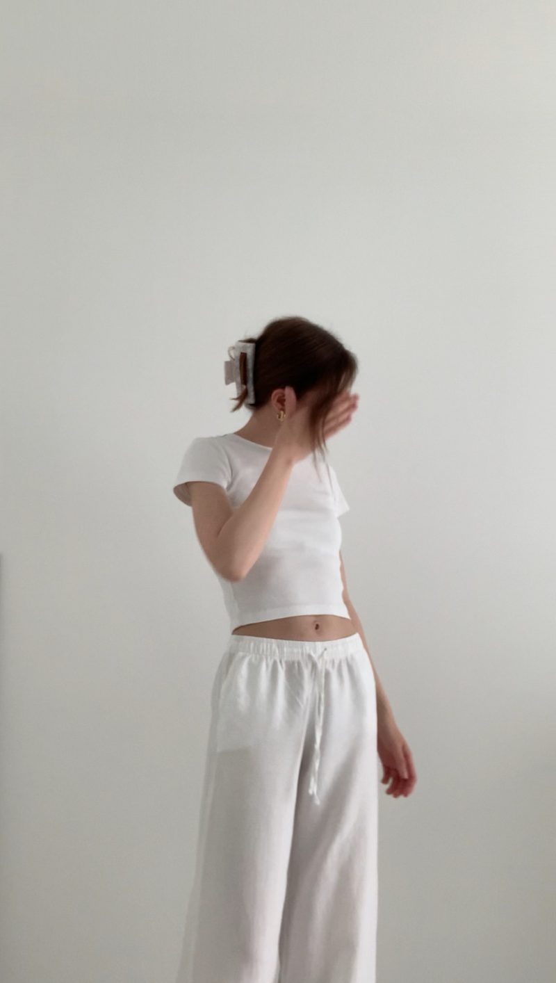 Leinenhose stylen im French Chic