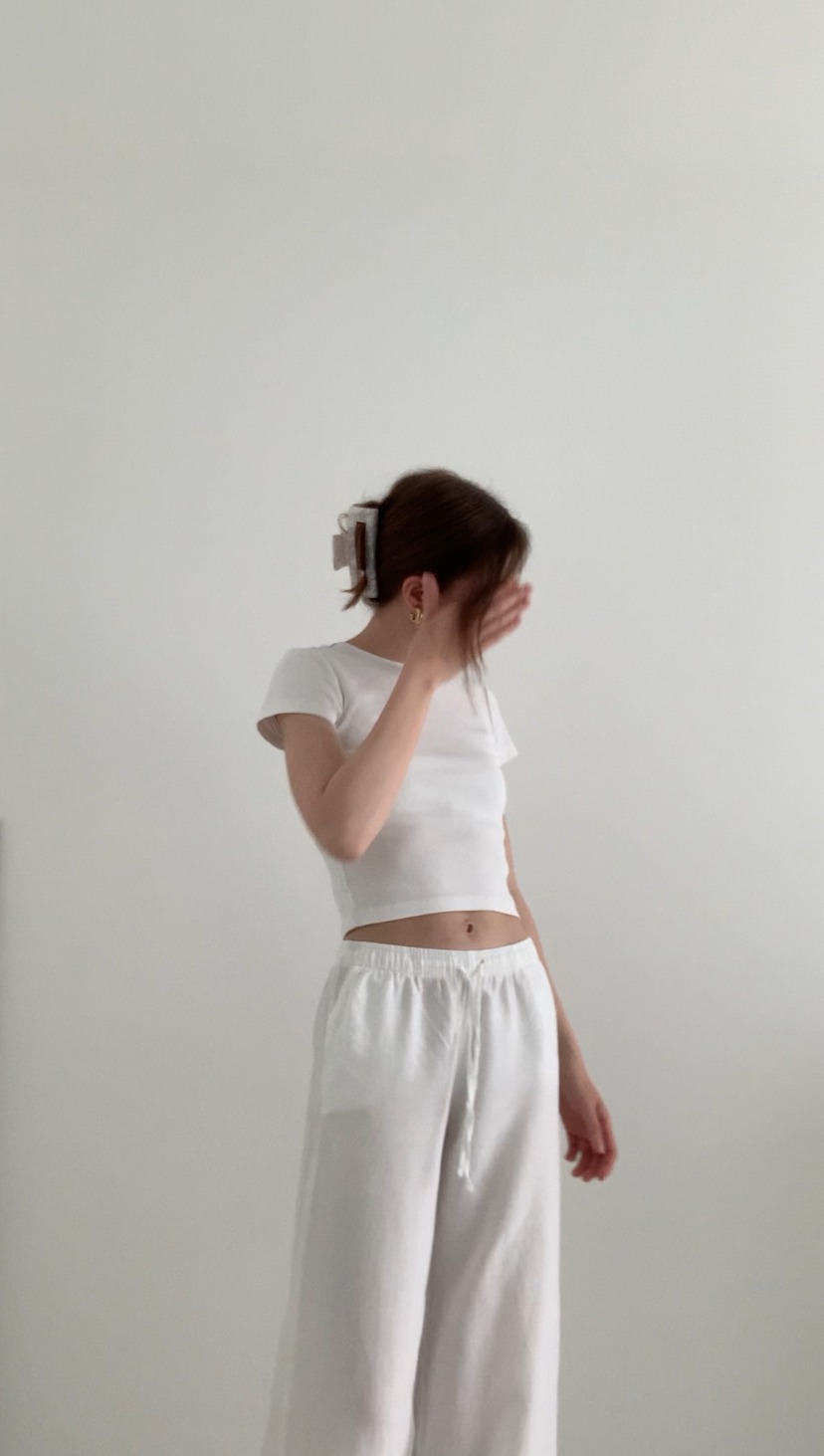Leinenhose stylen im French Chic