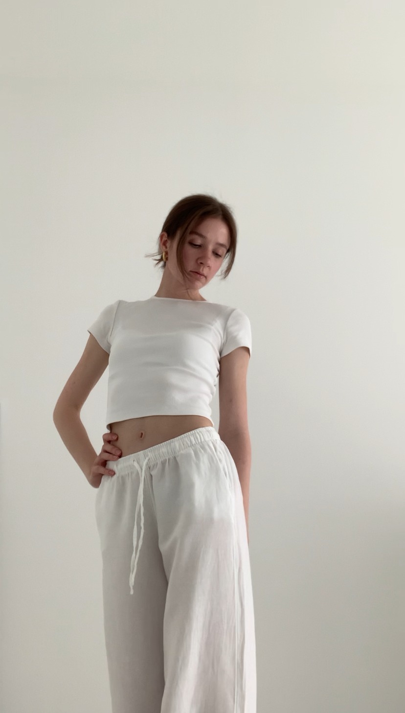 Leinenhose stylen im French Chic